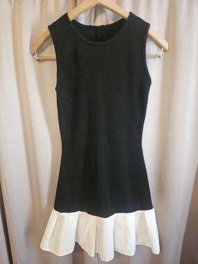 21 Saints Black And White Mini Dress Size XS
